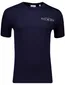 Gant printed graphic t-shirt donkerblauw effen