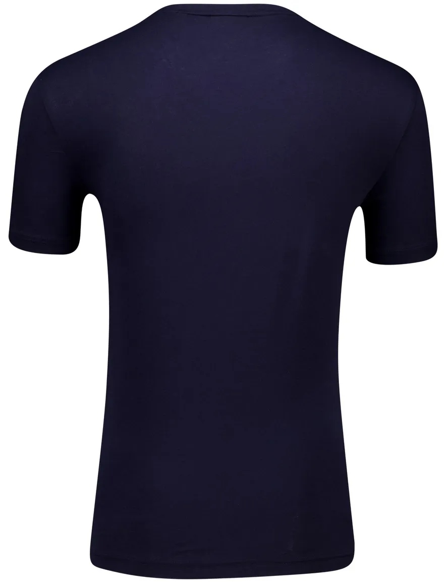 Gant printed graphic t-shirt donkerblauw