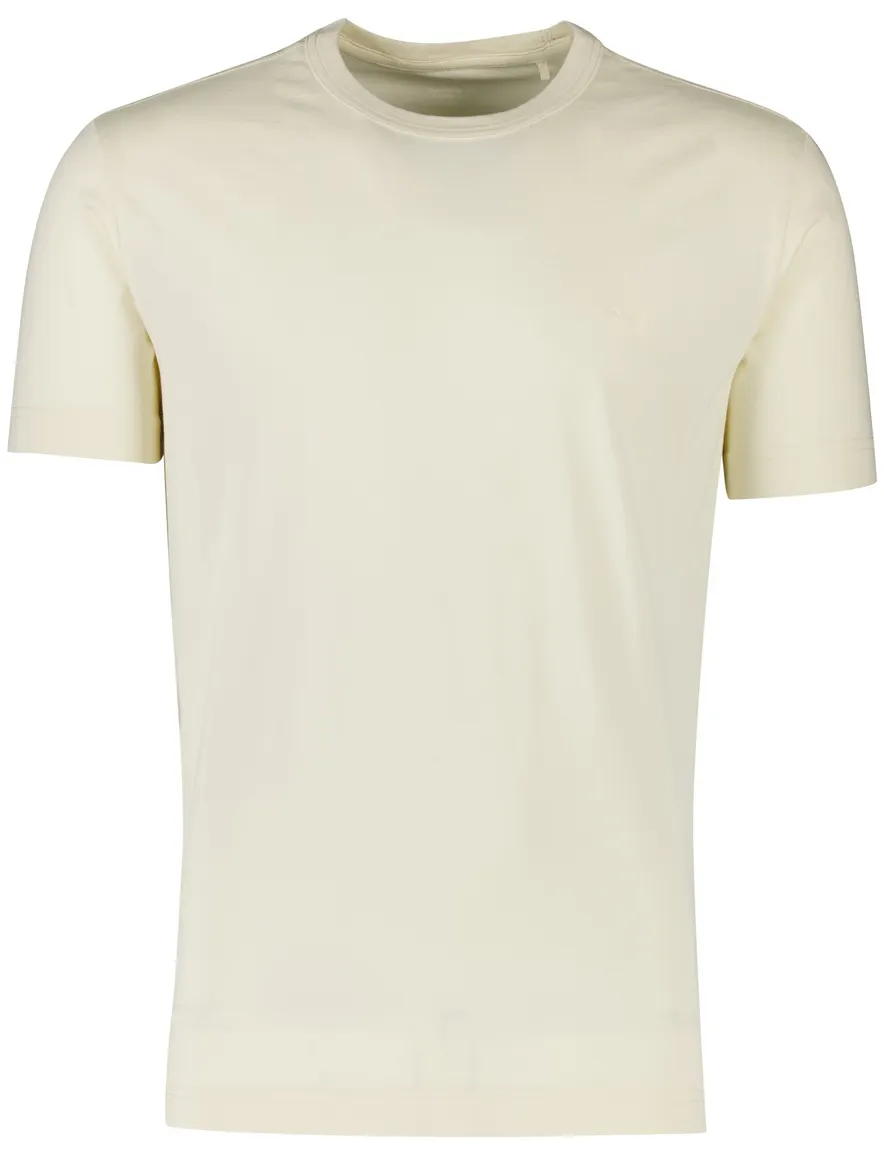 Gant T-shirt ecru 100% katoen