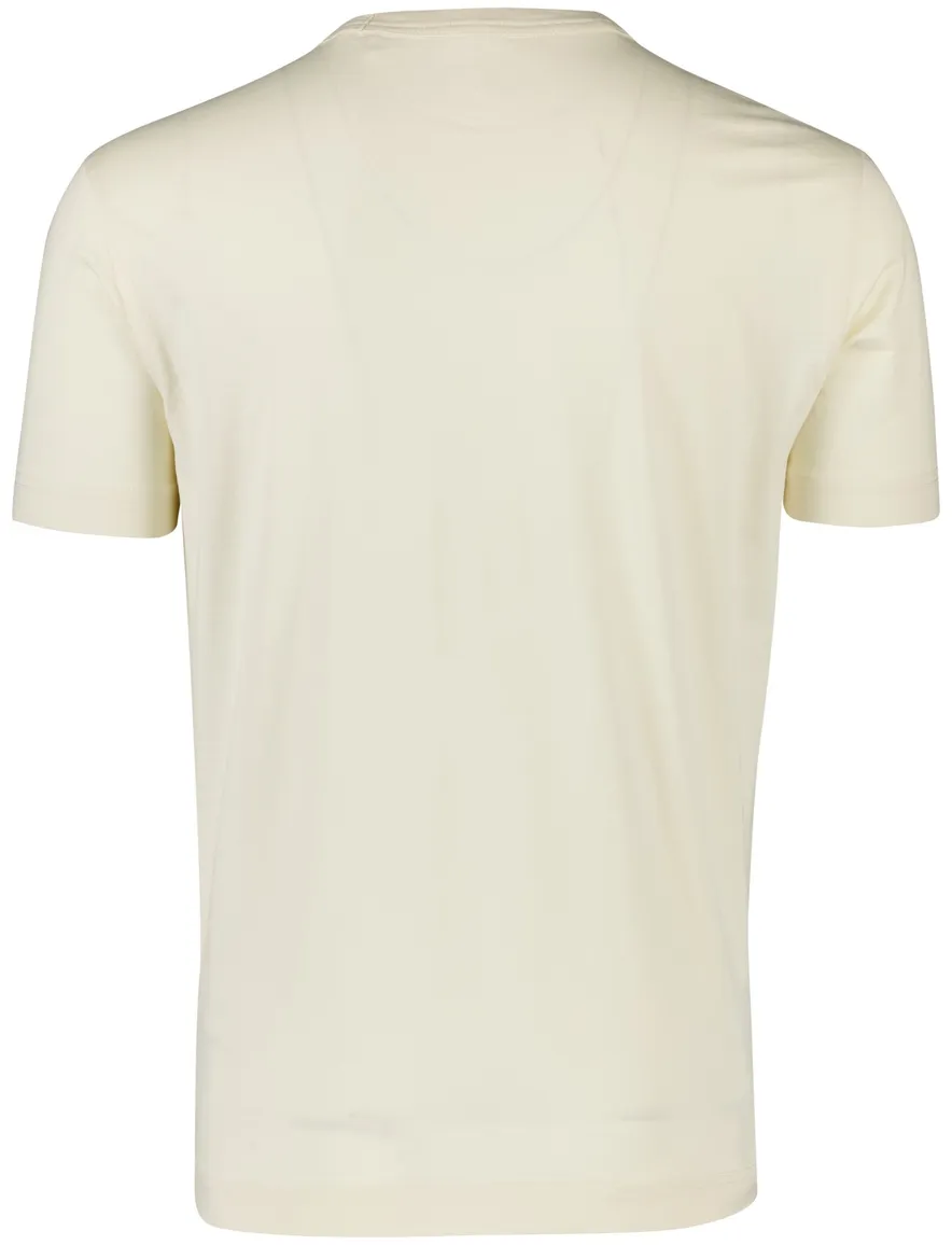 Gant T-shirt ecru 100% katoen