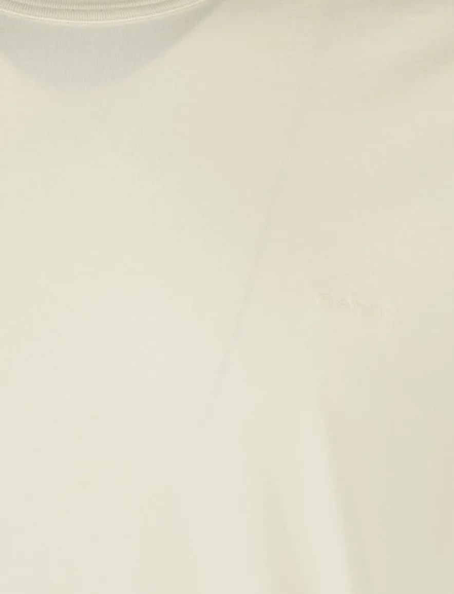 Gant T-shirt ecru 100% katoen