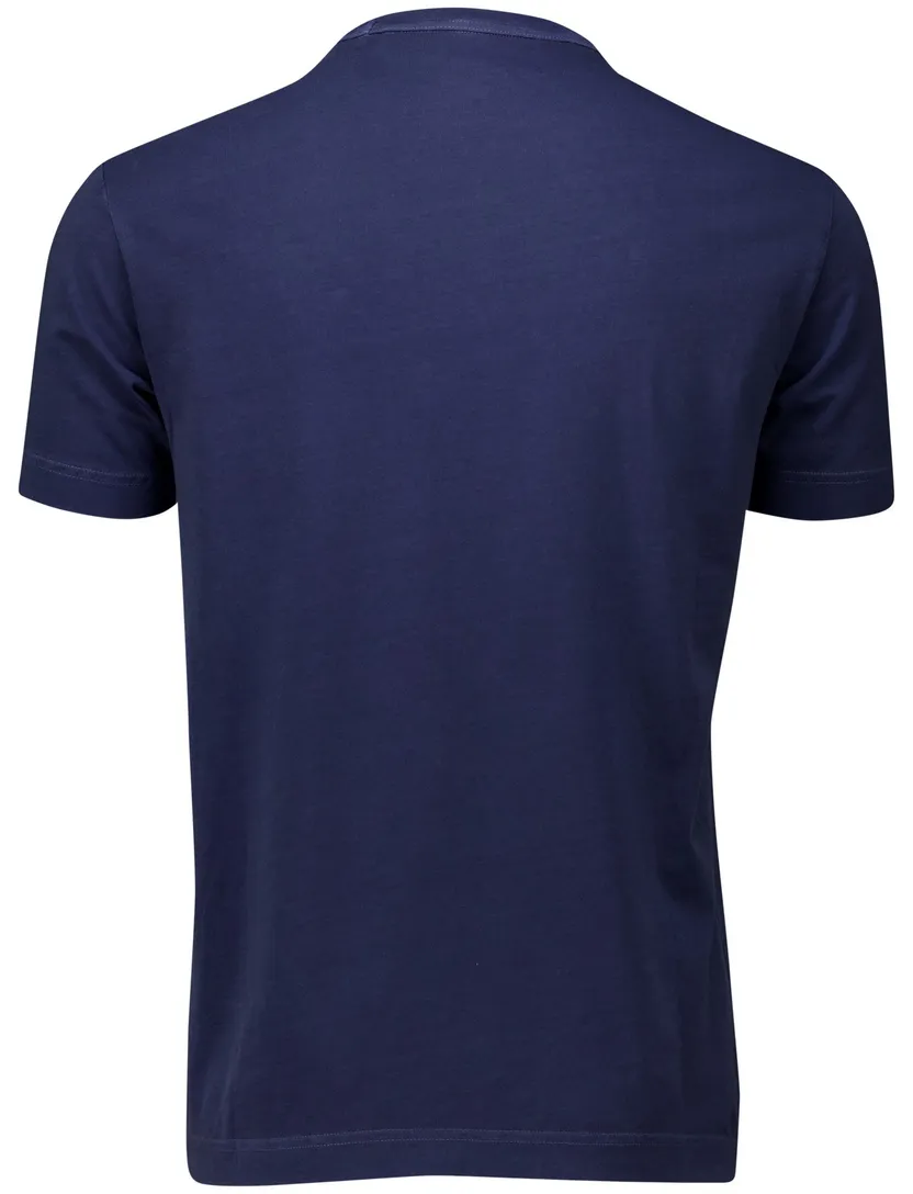 Gant T-shirt donkerblauw effen Sunfaded SS korte mouw