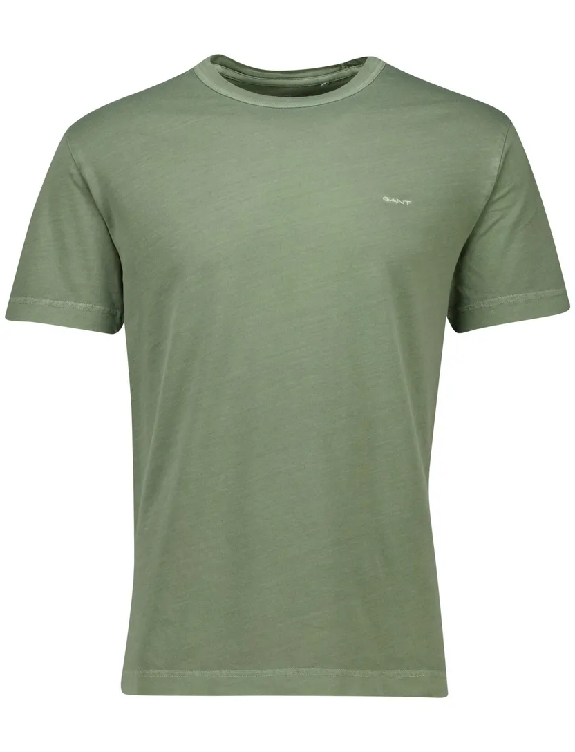 Gant sunfaded t-shirt groen gemêleerd