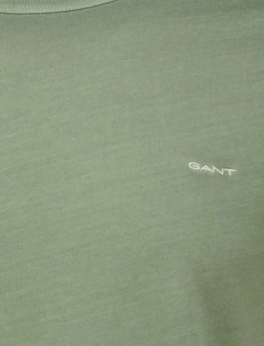 Gant sunfaded t-shirt groen korte mouw