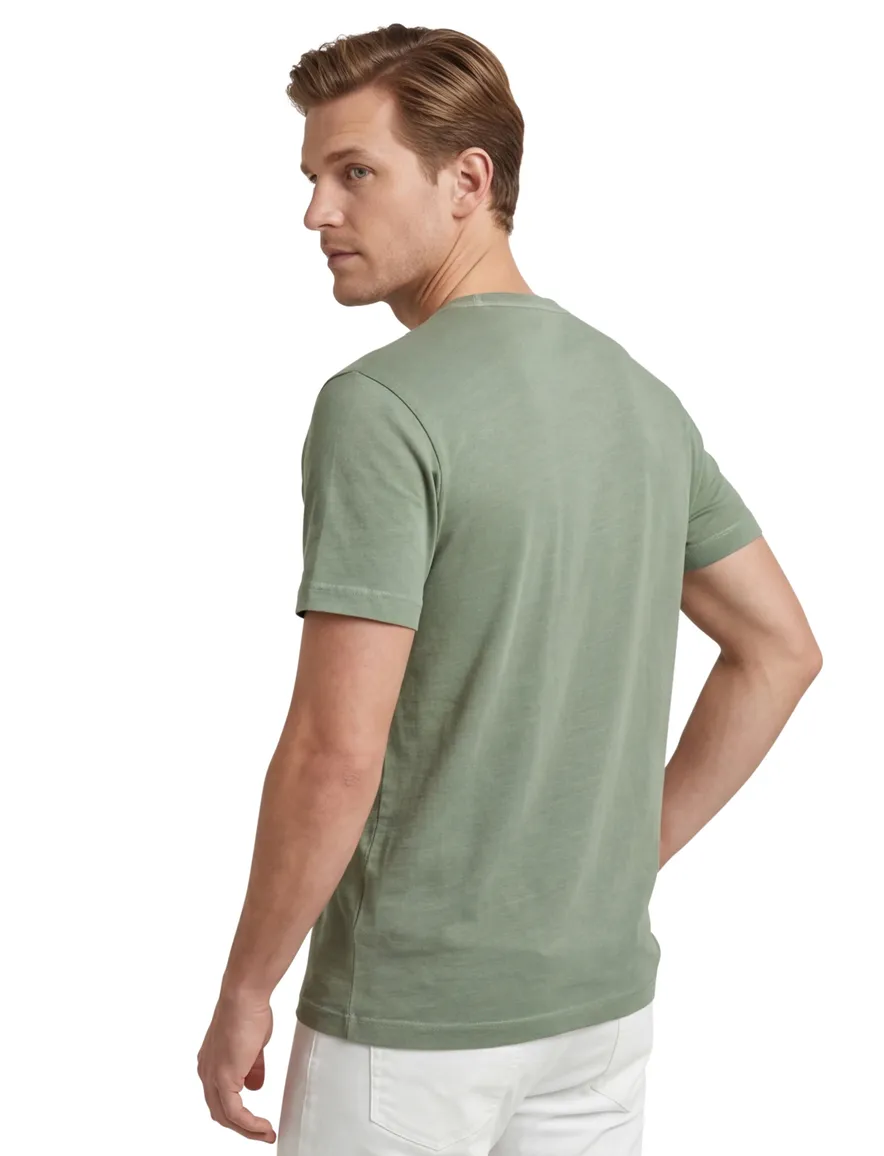 Gant sunfaded t-shirt groen korte mouw