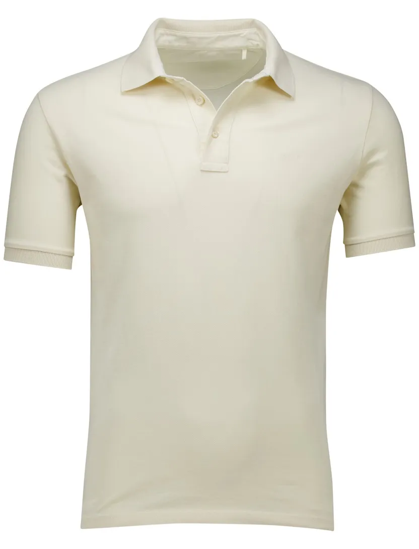 Gant polo creme Sunfaded SS Polo effen 3 knoops
