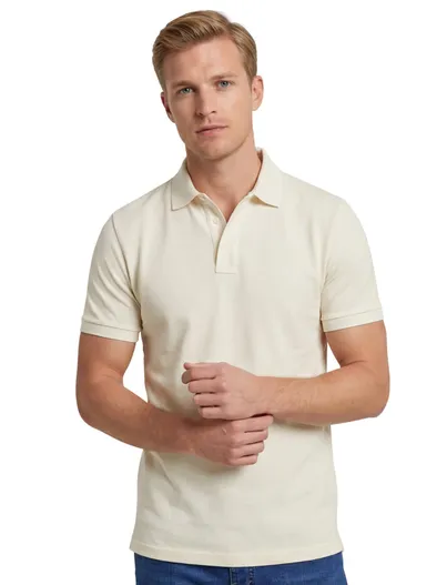 Gant Gant polo creme Sunfaded SS Polo effen korte mouw