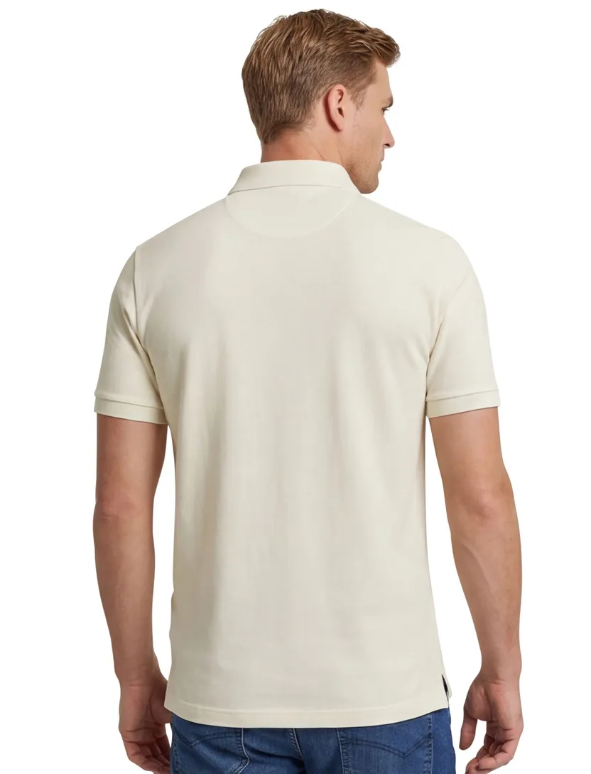Gant polo creme Sunfaded SS Polo effen 3 knoops