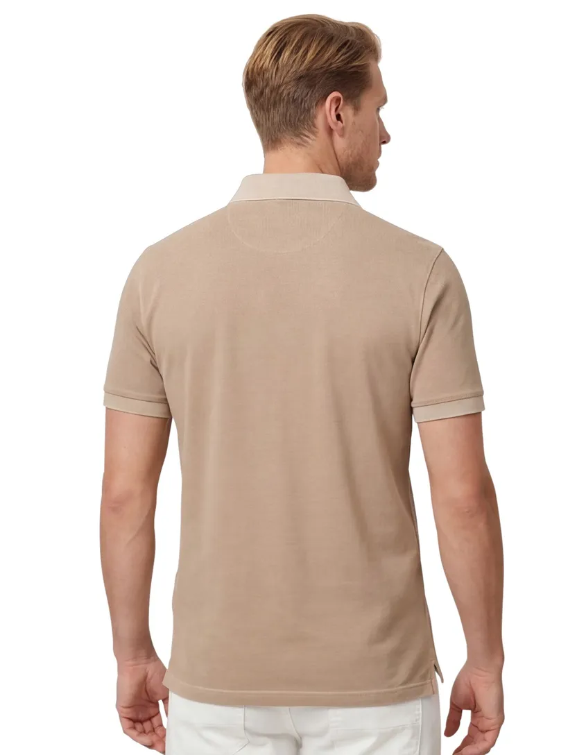 Gant polo beige effen Sunfaded SS Polo
