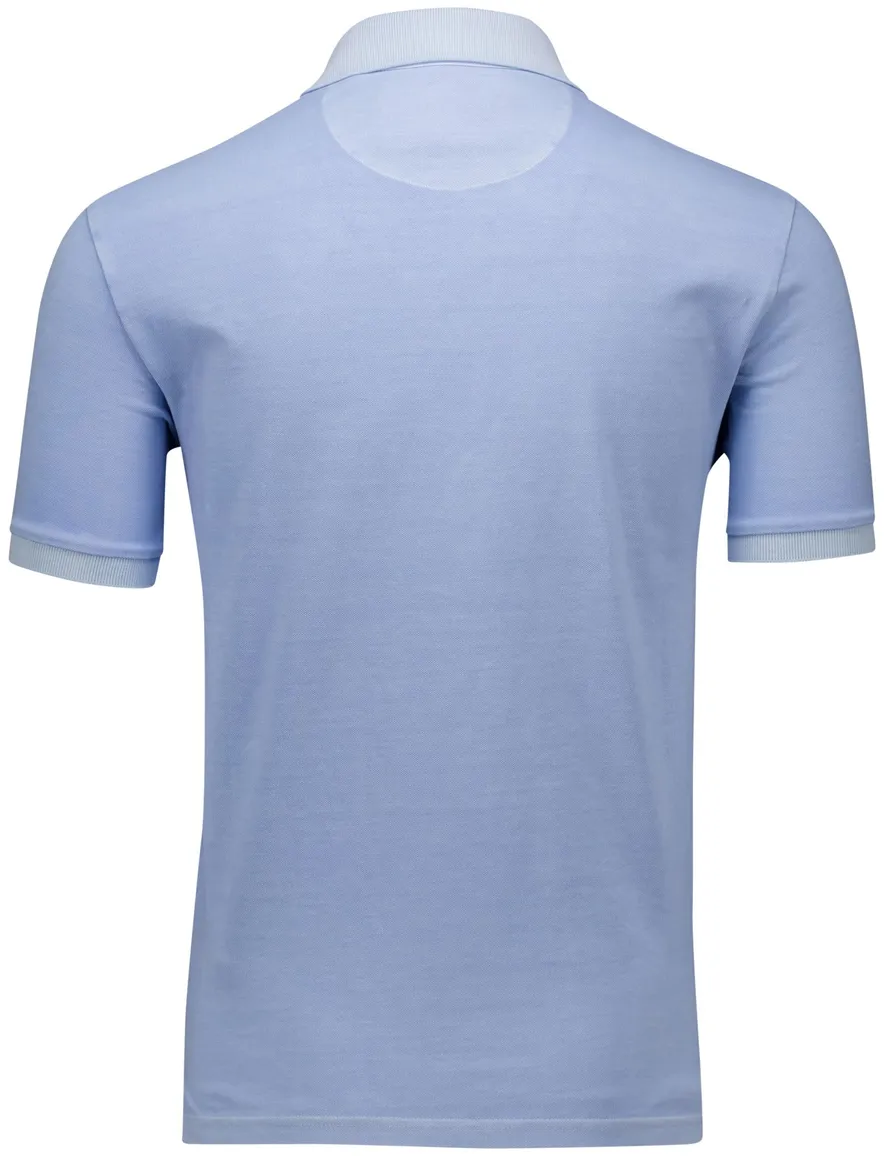 Gant polo lichtblauw Sunfaded SS Polo effen korte mouw