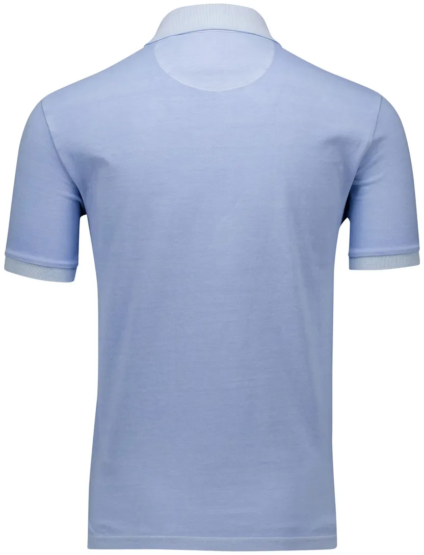 Gant polo lichtblauw Sunfaded SS Polo effen v-hals