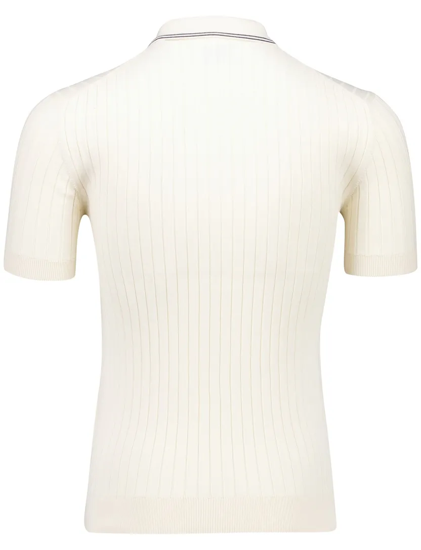 Gant poloshirt creme katoen korte mouw