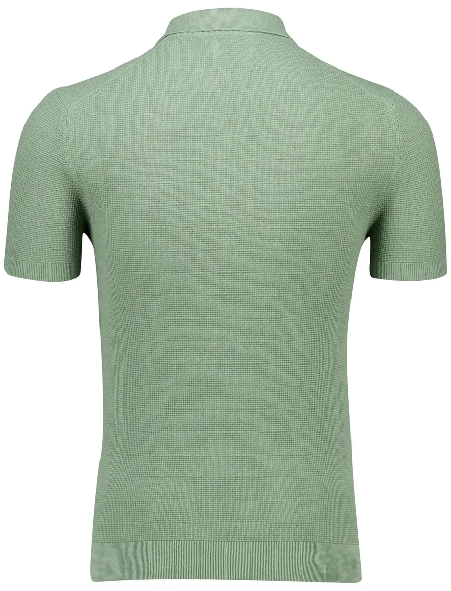 Gant polo groen effen