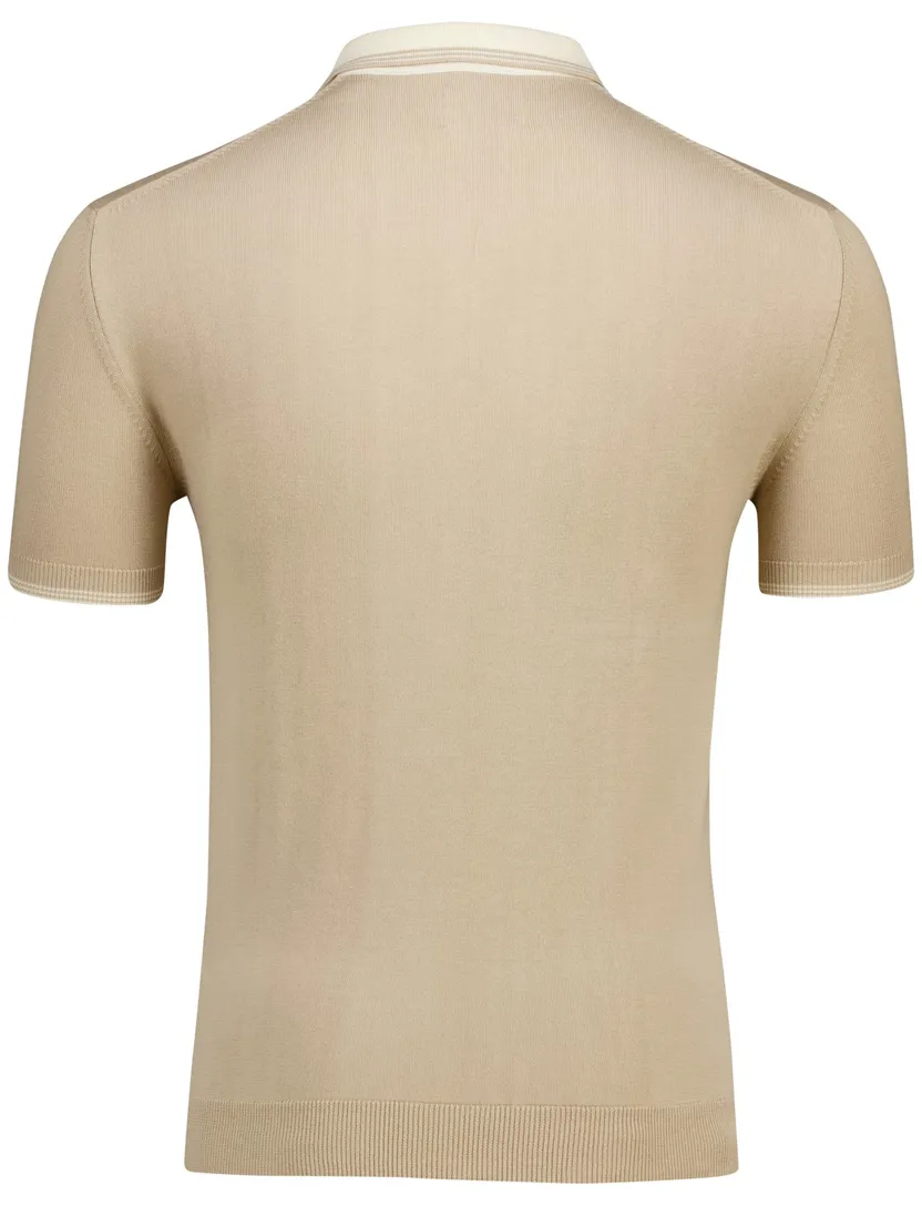 beige elegante Gant polo modal blend