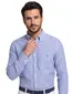 Gant overhemd linnen blauw lange mouw