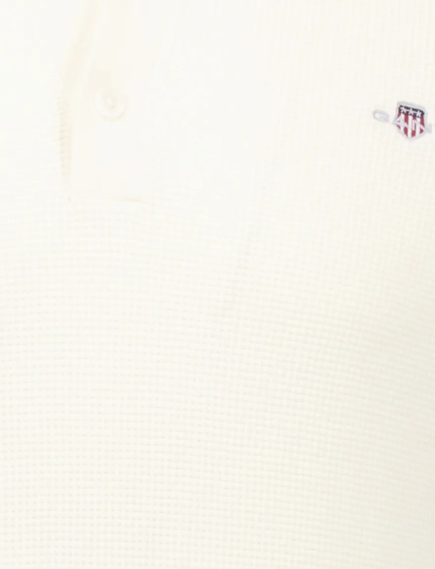 Gant polo creme katoen