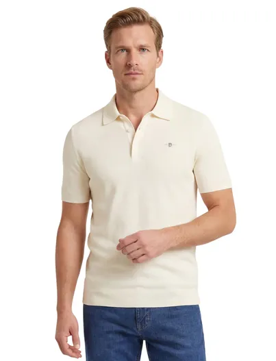 Gant Gant polo creme katoen pique