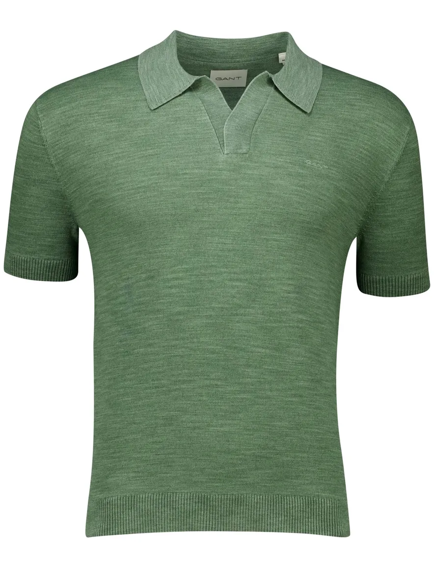 Gant polo groen katoen