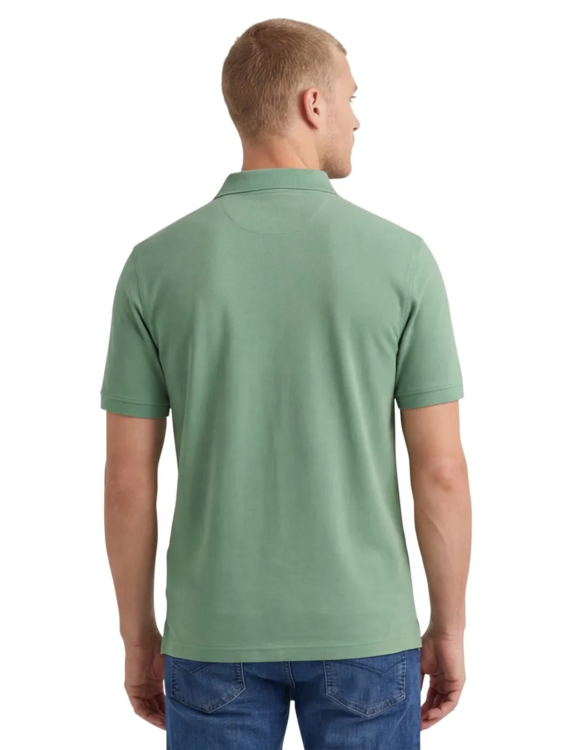 Gant wijde fit 2 knoops polo groen