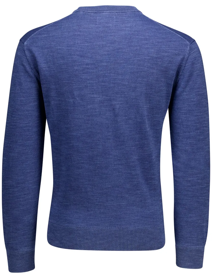 Gant Sunfaded crew neck blauw gemêleerd