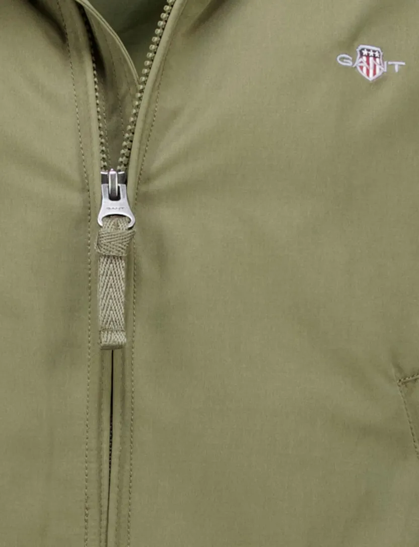 Gant jas groen lightweight hampshire jacket normale fit