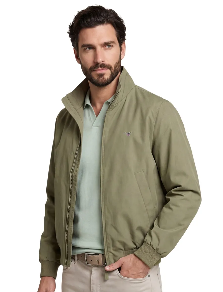 Gant jas groen lightweight Hampshire jacket bomberjacket