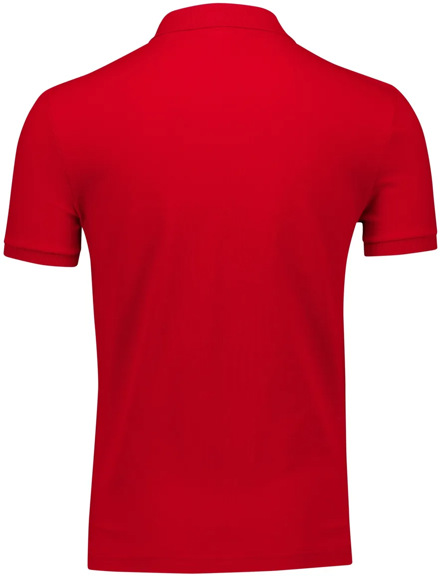 Lacoste polo Slim Fit rood pique