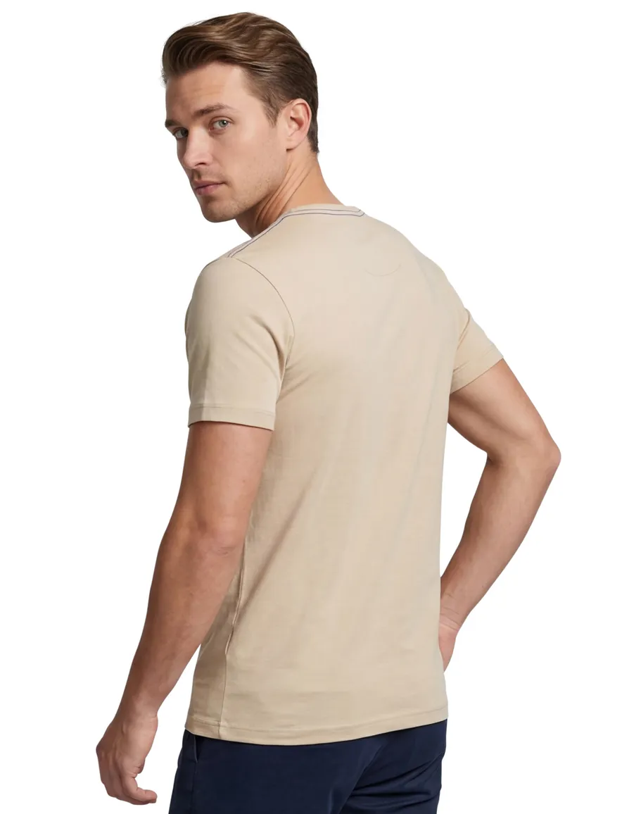 Gant t-shirt beige slim fit