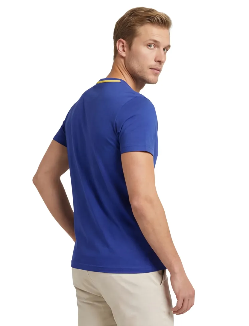 Gant T-shirt blauw katoen