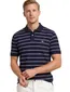 Gant polo donkerblauw gestreept