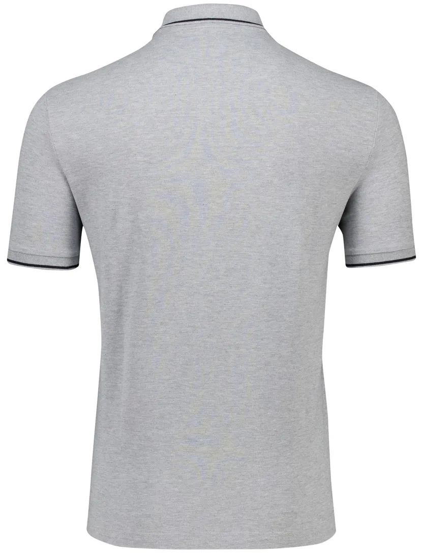 Gant Tipping korte mouw polo grijs pique