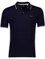 Gant poloshirt pique donkerblauw katoen 2-knoops