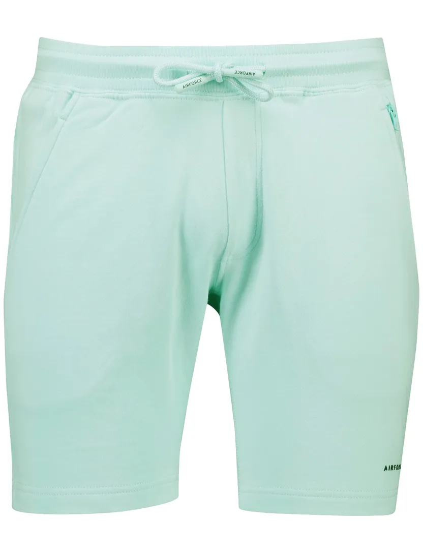 Airforce bermuda turquoise effen