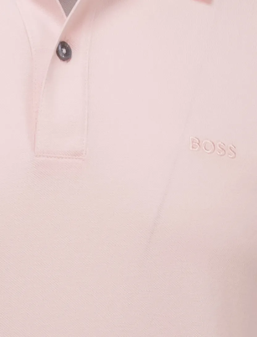 Boss Black Pallas polo roze normale fit