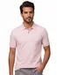 Hugo Boss Black Pallas pique 2-knoops polo roze