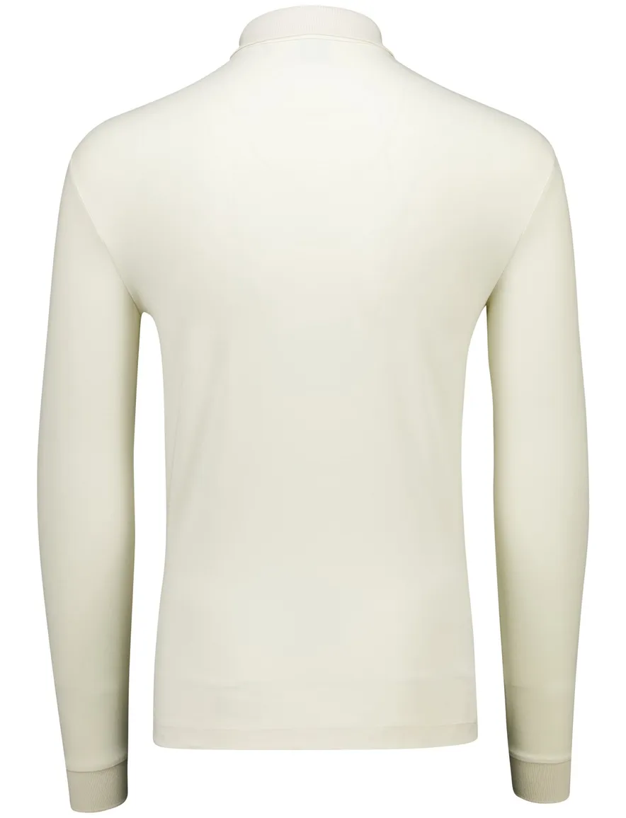Hugo Boss Black Pado 30 lange mouw polo creme