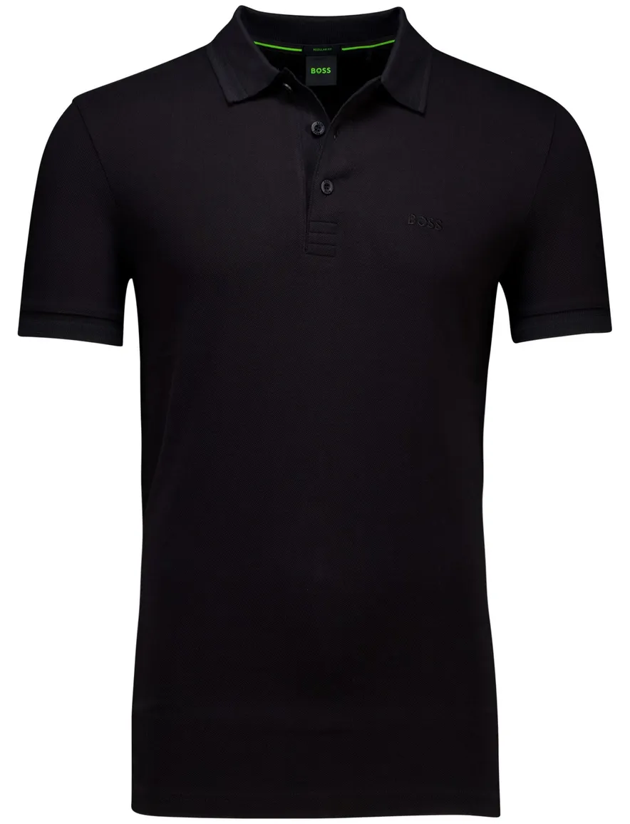 Hugo Boss Polo Paddy zwart regular fit korte mouw