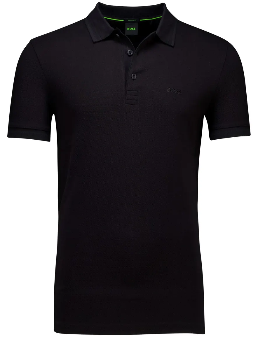 Hugo Boss Polo Paddy zwart regular fit