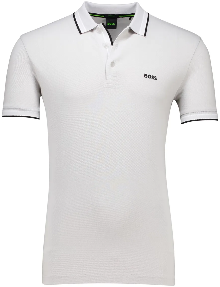 Hugo Boss polo paddy wit regular fit