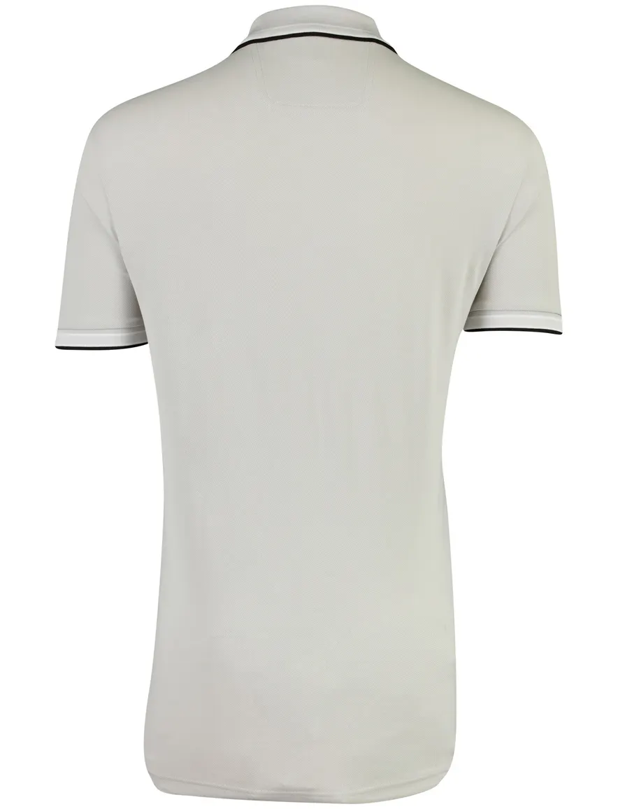 poloshirt korte mouw grijs Boss Paddy