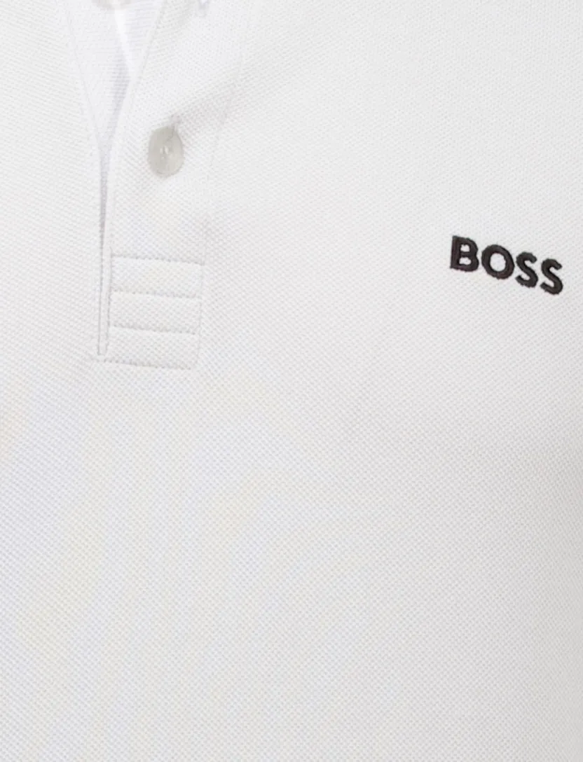 Hugo Boss polo paddy wit regular fit pique