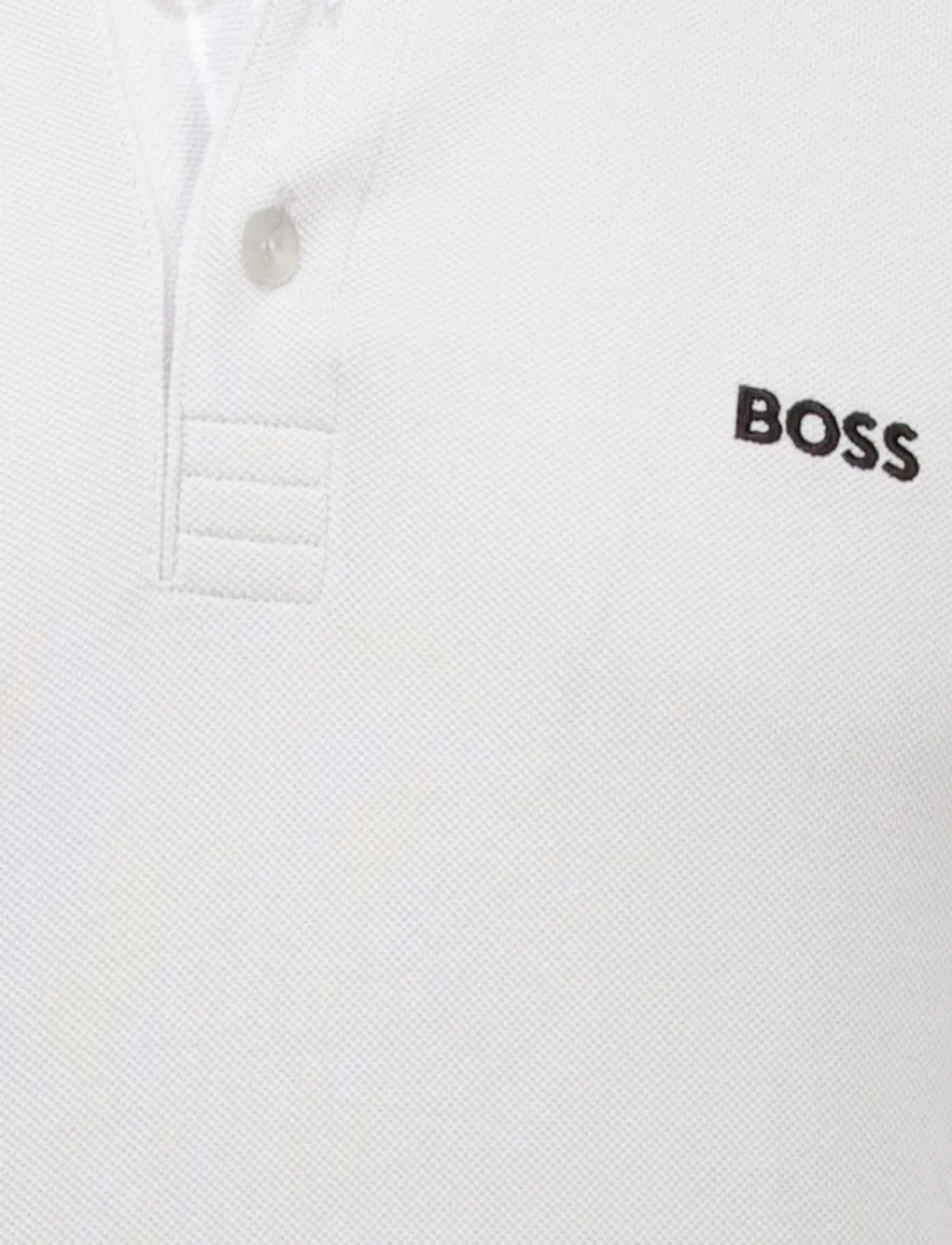 Hugo Boss polo paddy wit regular fit