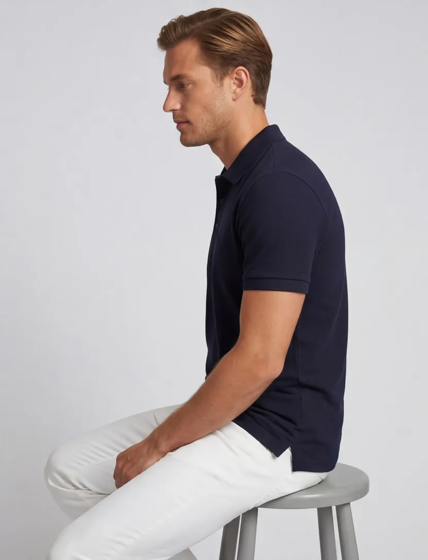 Boss Green poloshirt Paddy navy pique