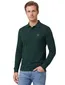 Hugo Boss Passerby polo lange mouwen slim fit donkergroen