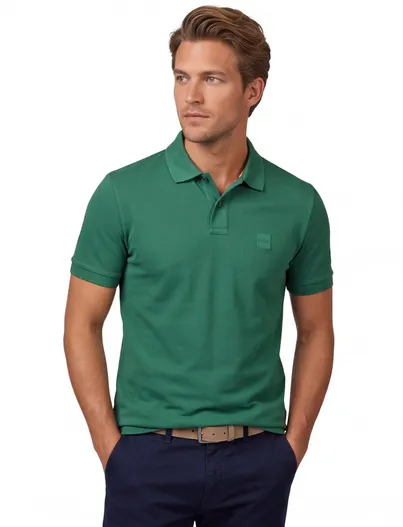 Hugo Boss poloshirt korte mouw Hugo Boss Passenger groen