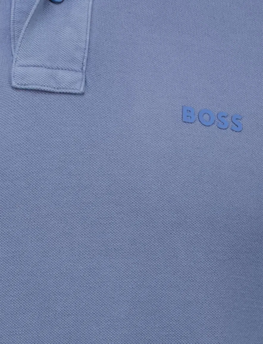 Hugo Boss Orange Prime blauw pique