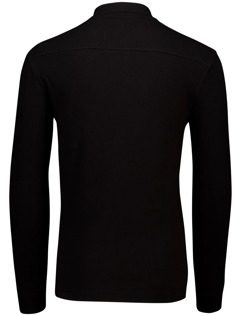 Hugo Boss polo LM Petempestolong zwart pique