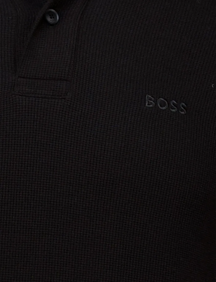 Hugo Boss polo LM Petempestolong zwart