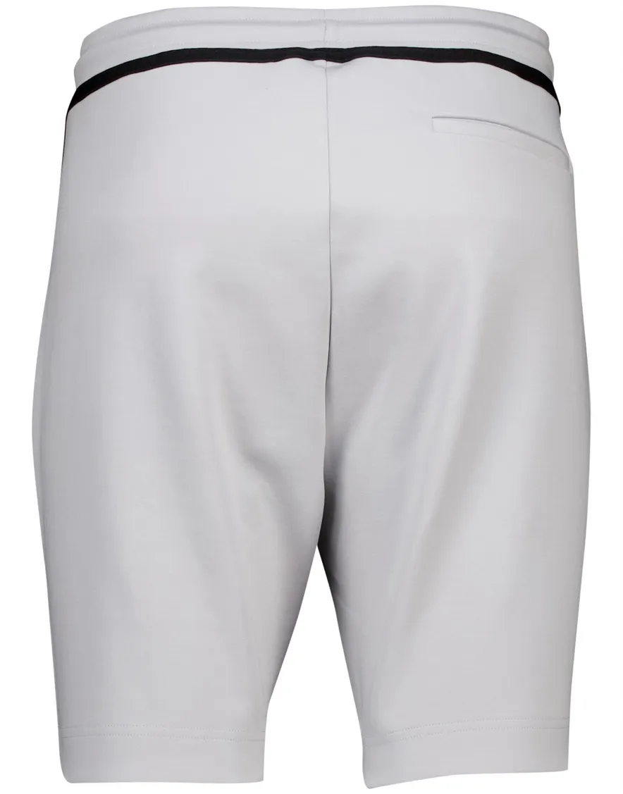 Boss short Headlo Tape jogger grijs effen katoen