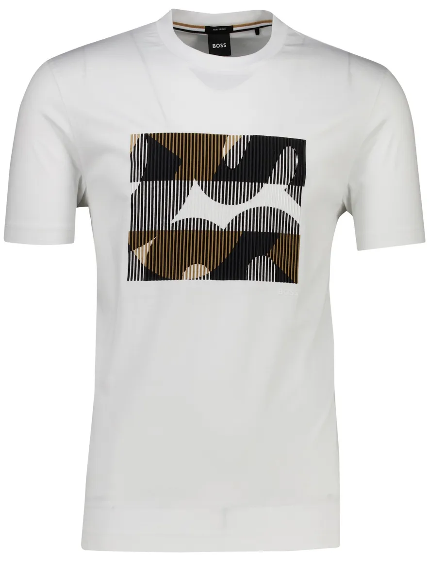 Boss Black C-Thompson T-shirt wit print normale fit